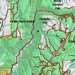Idaho HuntData LLC Idaho Controlled Mountain Goat Unit 22 Land Ownership Map digital map