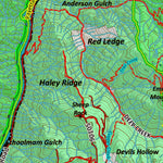 Idaho HuntData LLC Idaho Controlled Mountain Goat Unit 22 Land Ownership Map digital map