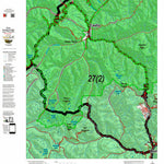 Idaho HuntData LLC Idaho Controlled Mountain Goat Unit 27(2) Land Ownership Map (27-2) digital map