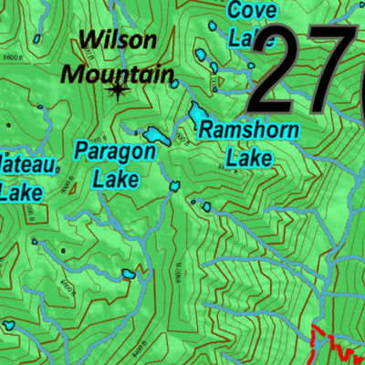 Idaho HuntData LLC Idaho Controlled Mountain Goat Unit 27(4) Land Ownership Map (27-4) digital map