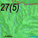 Idaho HuntData LLC Idaho Controlled Mountain Goat Unit 27(5) Land Ownership Map (27-5) digital map