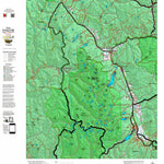 Idaho HuntData LLC Idaho Controlled Mountain Goat Unit 36(1) Land Ownership Map (36-1) digital map