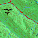 Idaho HuntData LLC Idaho Controlled Mountain Goat Unit 36(1) Land Ownership Map (36-1) digital map