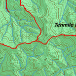 Idaho HuntData LLC Idaho Controlled Mountain Goat Unit 36(1) Land Ownership Map (36-1) digital map