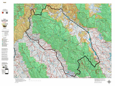 Idaho HuntData LLC Idaho Controlled Mountain Goat Unit 37A Land Ownership Map digital map