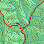 Idaho HuntData LLC Idaho Controlled Mountain Goat Unit 39 Land Ownership Map digital map