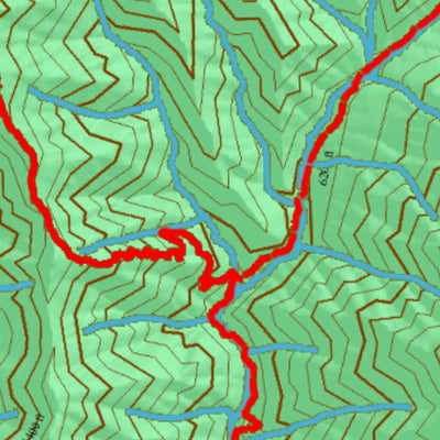 Idaho HuntData LLC Idaho Controlled Mountain Goat Unit 39 Land Ownership Map digital map