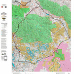 Idaho HuntData LLC Idaho Controlled Mountain Goat Unit 50 Land Ownership Map digital map