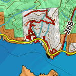 Idaho HuntData LLC Idaho Controlled Mountain Goat Unit 67 Land Ownership Map digital map