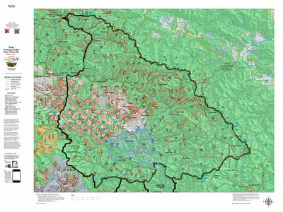 Idaho HuntData LLC Idaho Controlled Mountain Goat Unit 7 Land Ownership Map digital map