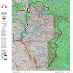 Idaho HuntData LLC Idaho Controlled Mule Deer Unit 10A Land Ownership Map digital map