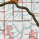 Idaho HuntData LLC Idaho Controlled Mule Deer Unit 11AX Land Ownership Map (11AX) digital map