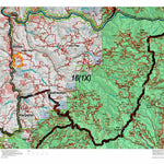 Idaho HuntData LLC Idaho Controlled Mule Deer Unit 16(1X) Land Ownership Map (16-1X) digital map