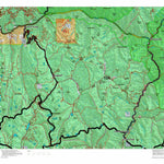 Idaho HuntData LLC Idaho Controlled Mule Deer Unit 19A Land Ownership Map digital map