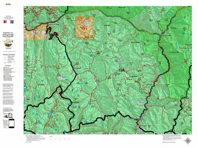 Idaho HuntData LLC Idaho Controlled Mule Deer Unit 19A Land Ownership Map digital map