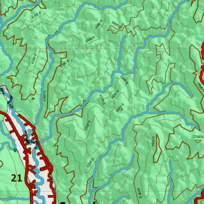 Idaho HuntData LLC Idaho Controlled Mule Deer Unit 19A Land Ownership Map digital map