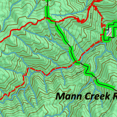 Idaho HuntData LLC Idaho Controlled Mule Deer Unit 19A Land Ownership Map digital map