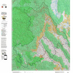 Idaho HuntData LLC Idaho Controlled Mule Deer Unit 21(1) Land Ownership Map (21-1) digital map