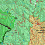 Idaho HuntData LLC Idaho Controlled Mule Deer Unit 21(1) Land Ownership Map (21-1) digital map