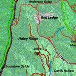 Idaho HuntData LLC Idaho Controlled Mule Deer Unit 22 Land Ownership Map digital map