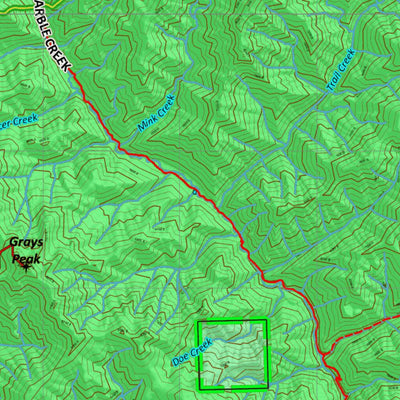 Idaho HuntData LLC Idaho Controlled Mule Deer Unit 27 Land Ownership Map digital map