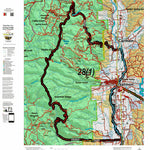 Idaho HuntData LLC Idaho Controlled Mule Deer Unit 28(1) Land Ownership Map (28-1) digital map