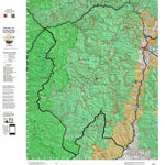 Idaho HuntData LLC Idaho Controlled Mule Deer Unit 28 Land Ownership Map digital map