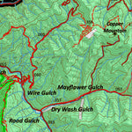 Idaho HuntData LLC Idaho Controlled Mule Deer Unit 28 Land Ownership Map digital map