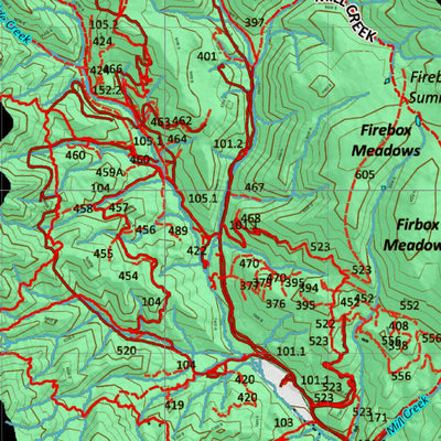 Idaho HuntData LLC Idaho Controlled Mule Deer Unit 29(1) Land Ownership Map (29-1) digital map