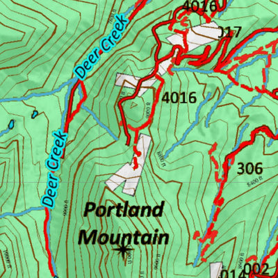 Idaho HuntData LLC Idaho Controlled Mule Deer Unit 30A Land Ownership Map digital map