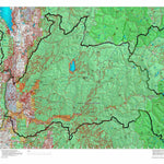 Idaho HuntData LLC Idaho Controlled Mule Deer Unit 33(1) Land Ownership Map (33-1) digital map