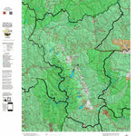 Idaho HuntData LLC Idaho Controlled Mule Deer Unit 36 Land Ownership Map digital map