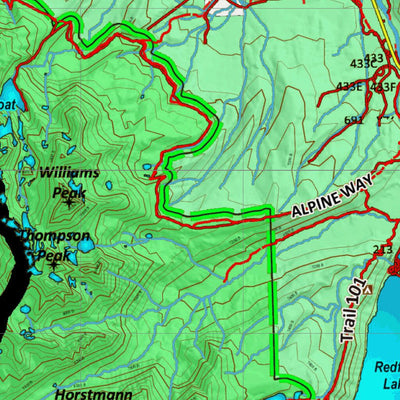 Idaho HuntData LLC Idaho Controlled Mule Deer Unit 36 Land Ownership Map digital map