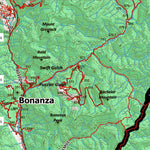 Idaho HuntData LLC Idaho Controlled Mule Deer Unit 36A(1X) Land Ownership Map (36A-1X) digital map