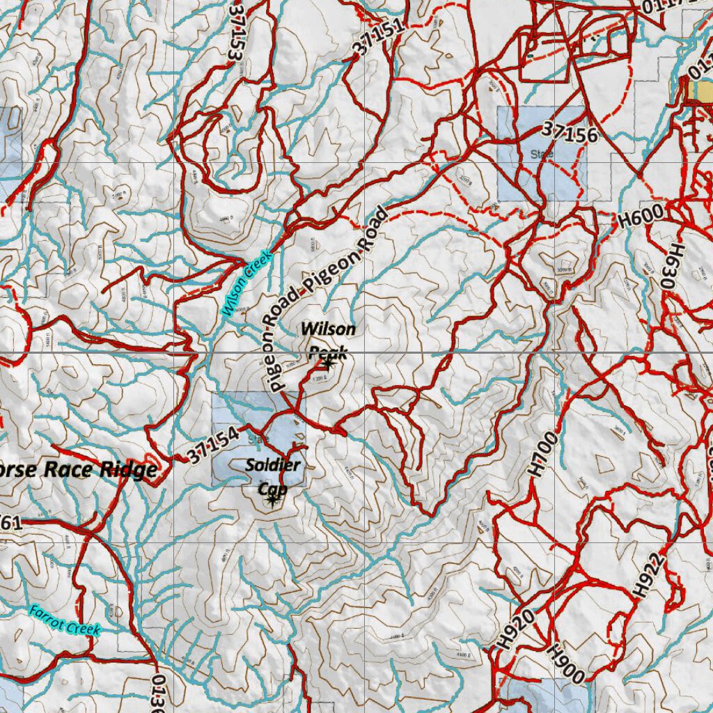 Idaho Controlled Mule Deer Unit 40 Land Ownership Map by Idaho HuntData ...