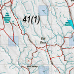 Idaho HuntData LLC Idaho Controlled Mule Deer Unit 41(1) Land Ownership Map (41-1) digital map