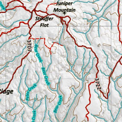 Idaho HuntData LLC Idaho Controlled Mule Deer Unit 42 Land Ownership Map digital map