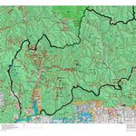 Idaho HuntData LLC Idaho Controlled Mule Deer Unit 43 Land Ownership Map digital map