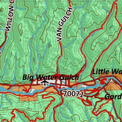 Idaho HuntData LLC Idaho Controlled Mule Deer Unit 43 Land Ownership Map digital map