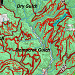 Idaho HuntData LLC Idaho Controlled Mule Deer Unit 43 Land Ownership Map digital map
