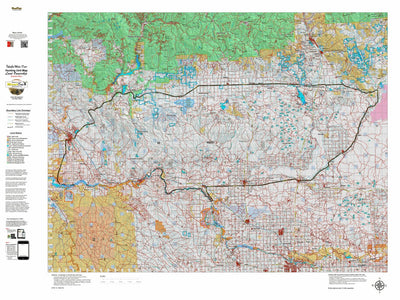 Idaho HuntData LLC Idaho Controlled Mule Deer Unit 45(1) Land Ownership Map (45-1) digital map