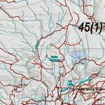 Idaho HuntData LLC Idaho Controlled Mule Deer Unit 45(1) Land Ownership Map (45-1) digital map