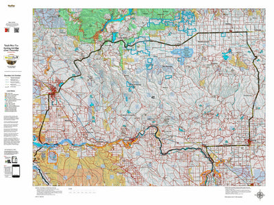 Idaho HuntData LLC Idaho Controlled Mule Deer Unit 45 Land Ownership Map digital map