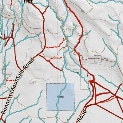 Idaho HuntData LLC Idaho Controlled Mule Deer Unit 45 Land Ownership Map digital map