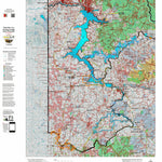 Idaho HuntData LLC Idaho Controlled Mule Deer Unit 5(1X) Land Ownership Map (5-1X) digital map