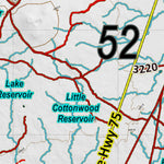 Idaho HuntData LLC Idaho Controlled Mule Deer Unit 52 Land Ownership Map digital map