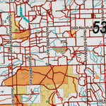 Idaho HuntData LLC Idaho Controlled Mule Deer Unit 53(1) Land Ownership Map (53-1) digital map