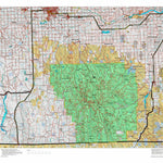 Idaho HuntData LLC Idaho Controlled Mule Deer Unit 54 Land Ownership Map digital map