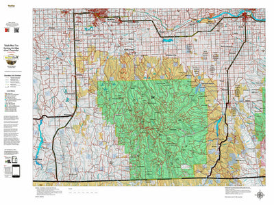 Idaho HuntData LLC Idaho Controlled Mule Deer Unit 54 Land Ownership Map digital map