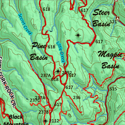 Idaho HuntData LLC Idaho Controlled Mule Deer Unit 54 Land Ownership Map digital map
